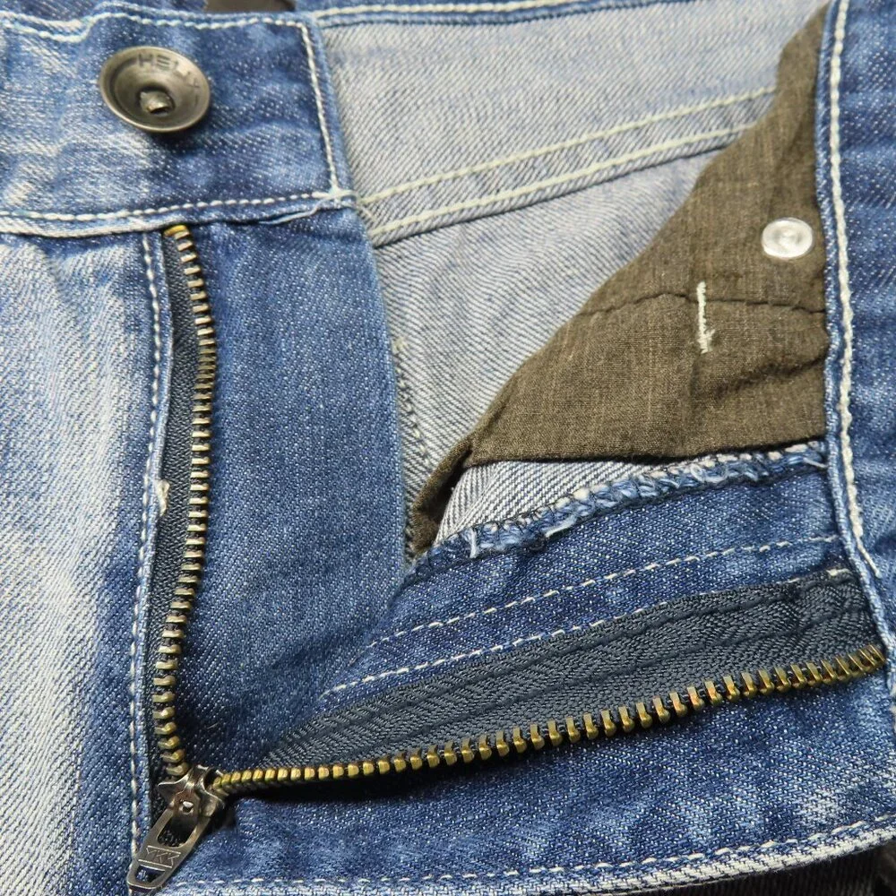 Helix Mens Jean Shorts Size 32 Denim Jorts Blue Faded Instinct is a Virtue